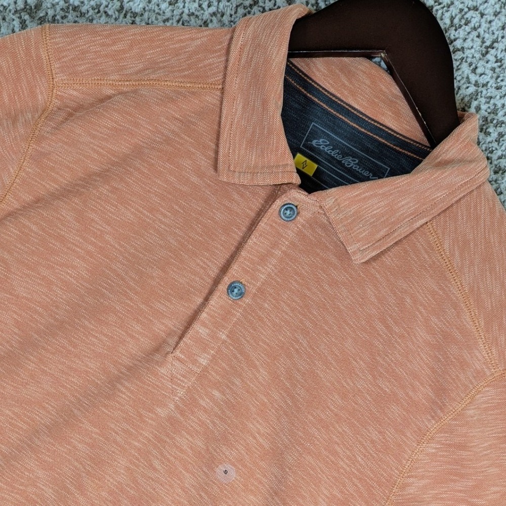 Eddie Bauer MR SS Contour Polo Shirt Moisture Wicking S/S Active Mens Small NWT